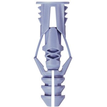 Cobra Anchors 172R Wall Anchor, 1-1/4 in L, Polyethylene, 46 lb