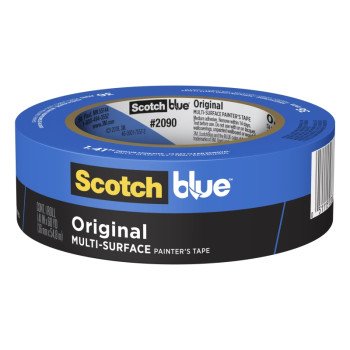 ScotchBlue 2090-36NC Painter's Tape, 60 yd L, 1.41 in W, Paper Backing, Blue