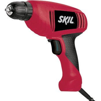 Skil 6239-01 Electric Drill, 4.5 A, 3/8 in Chuck, Keyless Chuck, 6 ft L Cord, Includes: (1) Carrying Bag