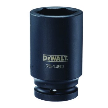 DEWALT DWMT75149OSP Impact Socket, 35 mm Socket, 3/4 in Drive, 6-Point, CR-440 Steel, Black Oxide