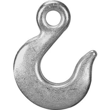 Campbell T9100424 Eye Slip Hook, 1/4 in, 1300 lb Working Load, 43 Grade, Steel, Zinc