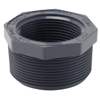 IPEX 036669 Reducer Bushing, 2 x 1-1/2 in, MNPT x FNPT, PVC, SCH 80 Schedule, 400, 470 psi Pressure