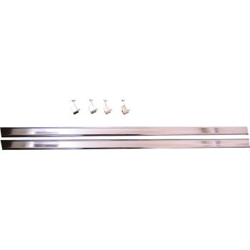 Easy Track RR1036-CH Wardrobe Rod, 1 in Dia, 35 in L, Steel, Chrome