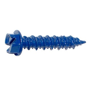 Midwest Fastener 09266 Masonry Screw, 1/4 in Dia, 1-1/4 in L, Steel, 100/PK