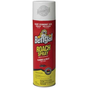 Bengal 96837 Roach Spray, Liquid, Spray Application, 16 oz Aerosol Can