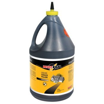 Resistoseal 50006 Crack Filler, Liquid, Black, Slight Petroleum, 1 gal Bottle