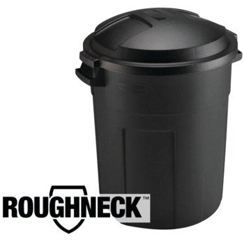 Rubbermaid FG289200BLA Trash Can, 20 gal Capacity, Polyethylene, Black