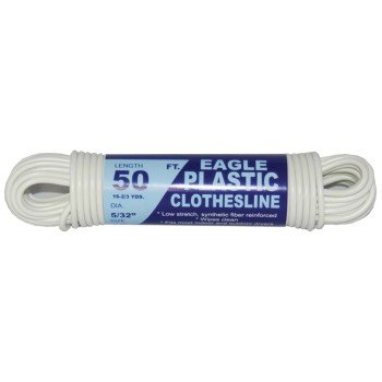 Eagle 775-050-03 Clothesline, 50 ft L, Plastic