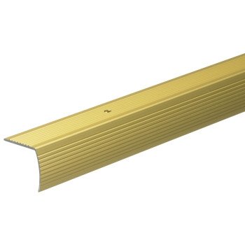 Frost King H4128FB6 Stair Edging, 72 in L, 1-1/8 in W, Aluminum, Satin