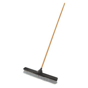 2040045 BROOM PUSH GRAY-BRN 24