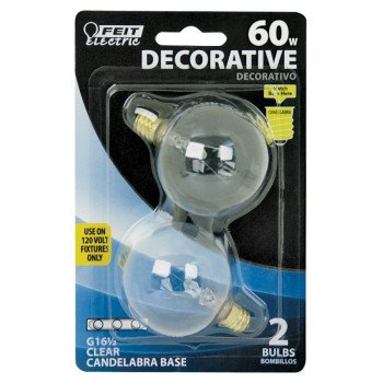 BP60G161/2 CLR GLOBE BULB 60W 