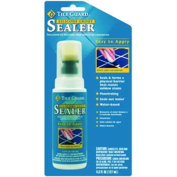 Homax 9320 Grout Sealer, Liquid, Semi-Clear, 4.3 oz, Bottle