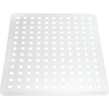 iDESIGN 36600 Sink Mat, 12-1/2 in L, 11 in W, 0.1 in Thick, PVC, Clear