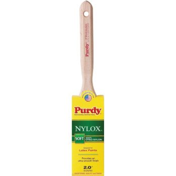 Purdy Nylox Elasco 100220 Trim Brush, Nylon Bristle, Fluted Handle