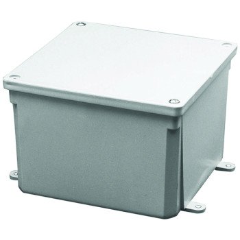 Carlon E987NR Molded Junction Box, PVC, Surface Mounting