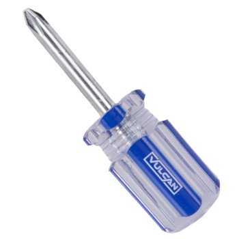 Vulcan TB-SD08 Screwdriver, 2 Drive, Phillips Drive, 3-1/4 in OAL, 1-1/2 in L Shank, Plastic Handle