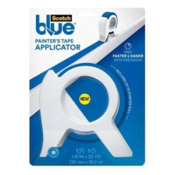 ScotchBlue TA3-SB-ESF Painter's Tape Applicator, 1.41 in Max Tape W, Plastic, Blue