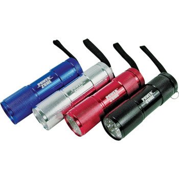 PowerZone LFL215-9T Flashlight, AAA Battery, AAA Battery, LED Lamp, 59, 12 m Beam Distance, 12 hr Run Time