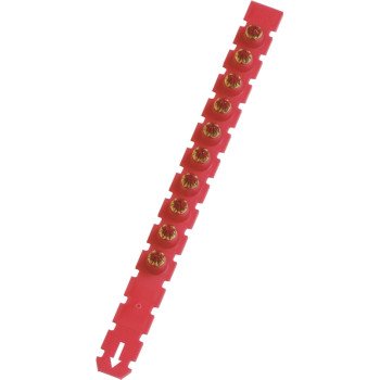 Ramset C5RS27 Powder Actuated Load Strip, Power Level: 5, Red Code, 10-Load, 0.27 in Dia, 1-1/2 in L