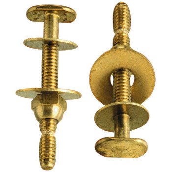 Plumb Pak PP830-49 Bolt Set, Snap-Off, Brass