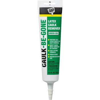 DAP Caulk-Be-Gone 7079818026 Latex Caulk Remover, Liquid, Fruity, Green, 5.5 fl-oz, Tube