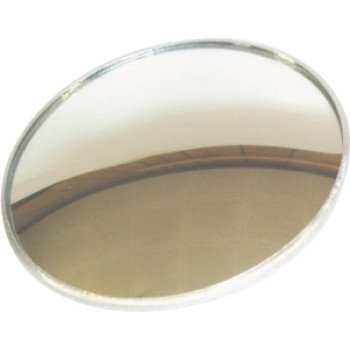 US Hardware RV-610C Convex Driving Mirror, Round, Metal Frame