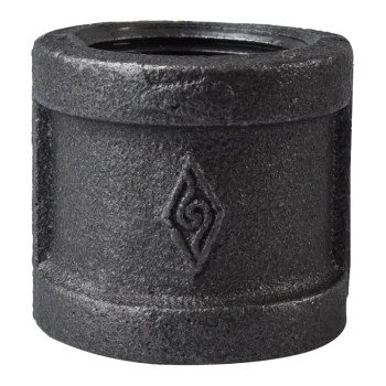 ProSource 1 BM Pipe Coupling, 1 in, FIP, Steel, SCH 40 Schedule, 300 psi Pressure