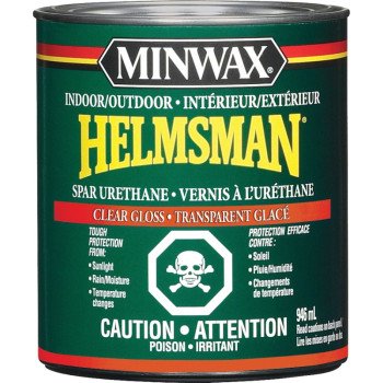 Minwax Helmsman 40003M444 Spar Urethane, High-Gloss, Clear