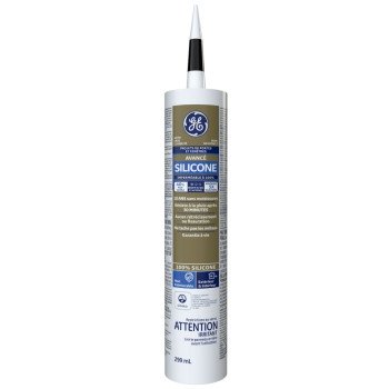 GE Silicone II SE2183 Window and Door Sealant, Black, 10.1 oz