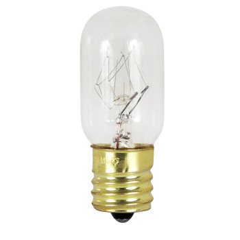 Feit Electric BP15T7 Incandescent Lamp, 15 W, T7 Lamp, Candelabra E12 Lamp Base, 2700 K Color Temp, 1500 hr Average Life