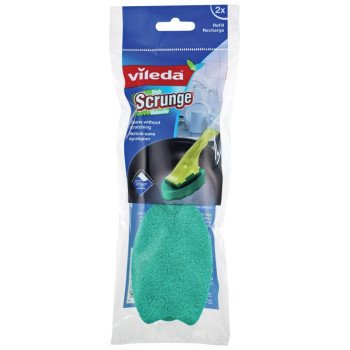 Vileda Dish Scrunge 117684 Sponge Dishwand Refill