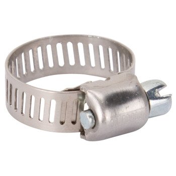 ProSource HCMAN06 Interlocked Hose Clamp, Stainless Steel, Stainless Steel