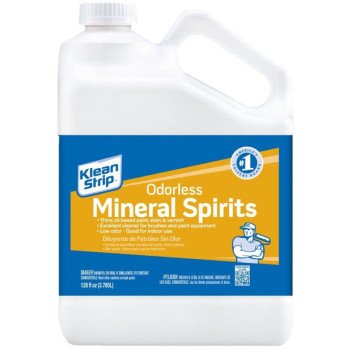 Klean Strip GKSP94214 Mineral Spirit Thinner, Liquid, Solvent, Light Yellow, 1 gal, Can