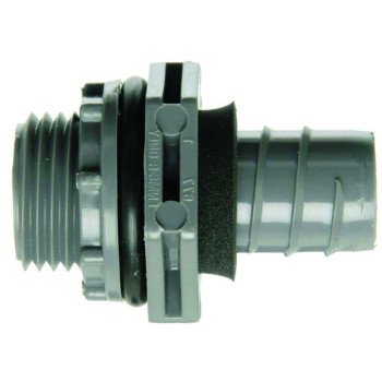 Carlon LN43DA-CTN Conduit Connector, 1/2 in NPT, 1.79 in L, PVC