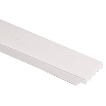 Gossen 236016706 Garage Door Weatherstrip, 16 ft H, PVC, White