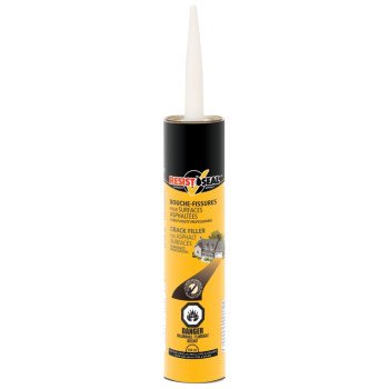 Resisto 50003 Crack Filler, Paste, Black, Solvent, 300 mL, Cartridge