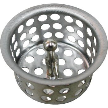 ProSource PMB-145 Sink Strainer with Post, 1-1/2 in Dia, For: For Bath Tub or Wash Basin