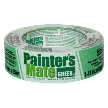 Painter's Mate 667017 Painter's Tape, 60 yd L, 1.41 in W, Green