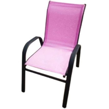 Seasonal Trends 50482 Kiddy Stack Chair, 2 to 6 years, Bright Pink, 23.03 in OAH