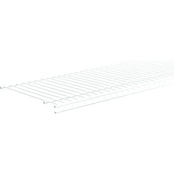 ClosetMaid SuperSlide 4735 Wire Shelf, 70 lb, 1-Level, 16 in L, 72 in W, Steel, White