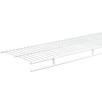 ClosetMaid 1361 Wire Shelf, 60 lb, 1-Level, 12 in L, 72 in W, Steel, White