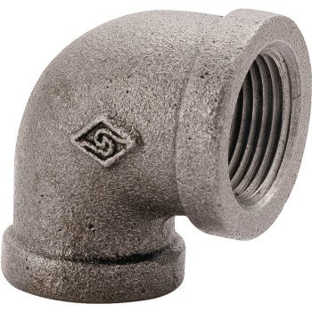 ProSource 2A-1/4B Pipe Elbow, 1/4 in, FIP, 90 deg Angle, Malleable Iron, SCH 40 Schedule, 300 psi Pressure