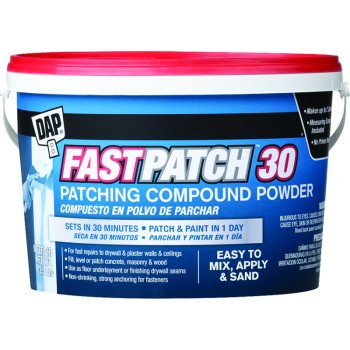 DAP FASTPATCH 58550 Patching Compound, White, 3.5 lb Tub