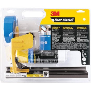 3M Hand-Masker M3000PAK Pre-Loaded Dispenser, 2 in Max Tape W