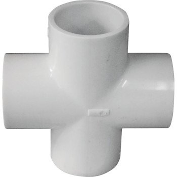 IPEX 435472 Pipe Cross, 1-1/4 in, PVC, SCH 40 Schedule