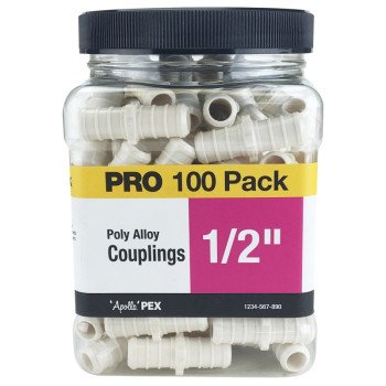 PXPAC12100JR CPLG PEX 1/2IN   