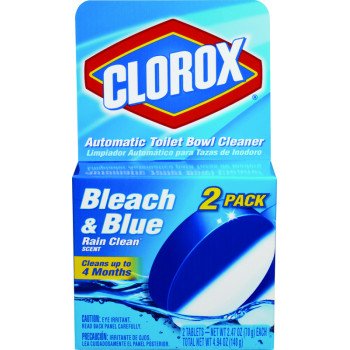 Clorox 30900 Toilet Bowl Cleaner, Solid, Citrus, Floral, Dark Blue