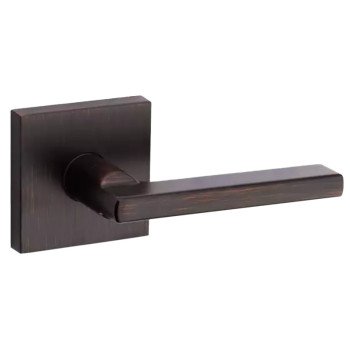 Kwikset Signature Series 154HFL SQT 11P Passage Lever, Non-Locking Lock, Venetian Bronze, Zinc, Residential, 2 Grade