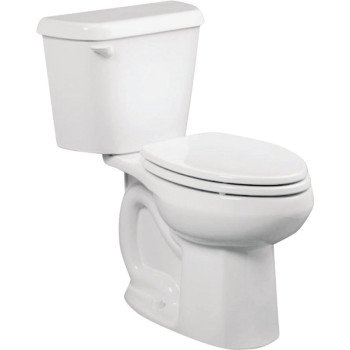 American Standard Colony 751AA101.020 ADA Complete Toilet, Elongated Bowl, 1.28 gpf Flush, 12 in Rough-In, White