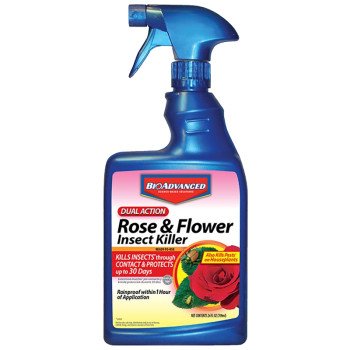 BioAdvanced 502570B Rose and Flower Insect Killer, Liquid, Spray Application, 24 oz